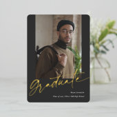 Script gold class 2024 afstuderen aankondiging (Staand Voorkant)