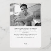 Script gold class 2024 afstuderen aankondiging (Achterkant)