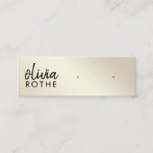 Script Gold gradiënt Stud die verdient Mini Visitekaartje (Voorkant)