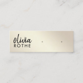 Script Gold gradiënt Stud die verdient Mini Visitekaartje