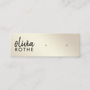 Script Gold gradiënt Stud die verdient Mini Visitekaartje