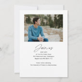 Script Graduating Class Photo Afstuderen Kaart (Achterkant)