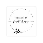 Script Handgemaakt door Naam Mini Rubber Stempel (Afrduk)