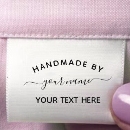 Script Handgemaakt door op maat gesneden en genaai Grosgrain Lint