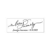 Script Handtekening Eenvoudig Ter liefdevolle heri Rubberstempel (Afrduk)