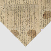 Script Handwriting Decoupage Collage Tissuepapier (Detail)