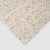 Script Handwriting Decoupage Collage Tissuepapier (Detail)