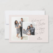 Script Handwriting Holiday-kaart Kaart (Voorkant)