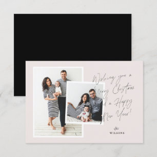 Script Handwriting Holiday-kaart Kaart