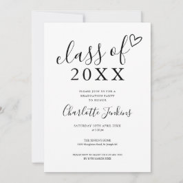 Script Hart Afstudeerfeest Kaart