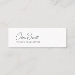 Script Heart Earring display holder Mini Visitekaartje