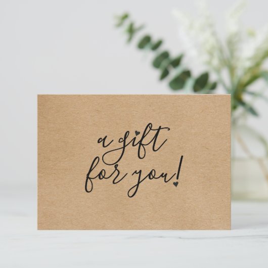 Script Hearts Rustige Kraft Cadeaubon (Staand voorkant)
