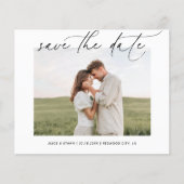 Script Hedendaagse foto bruiloft Sla de datum op (Voorkant)