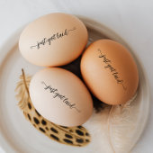 Script heeft net ei gelegd mini stempel