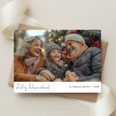 Script Hispanic Christmas Feliz Navidad Foto Feestdagenkaart