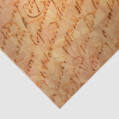  script in oude Shabby Chic Decoupage Tissuepapier (Detail)