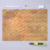  script in oude Shabby Chic Decoupage Tissuepapier (Craft)