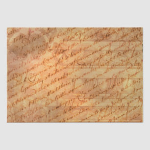  script in oude Shabby Chic Decoupage Tissuepapier