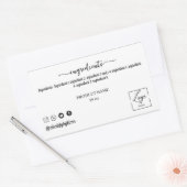 Script Ingredient Product Label Sticker (Envelop)