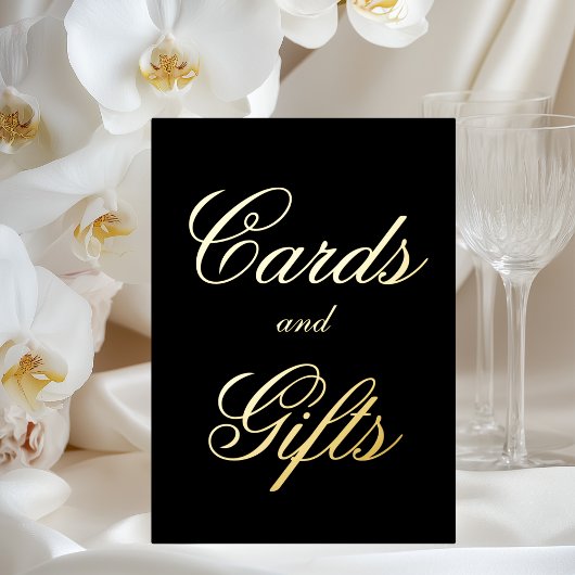Script Kaarten en Cadeaus Folie Tafelkaart 5x7