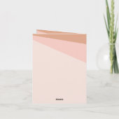 Script Kalligrafie Bruiloft Modern Save the Date (Achterkant)