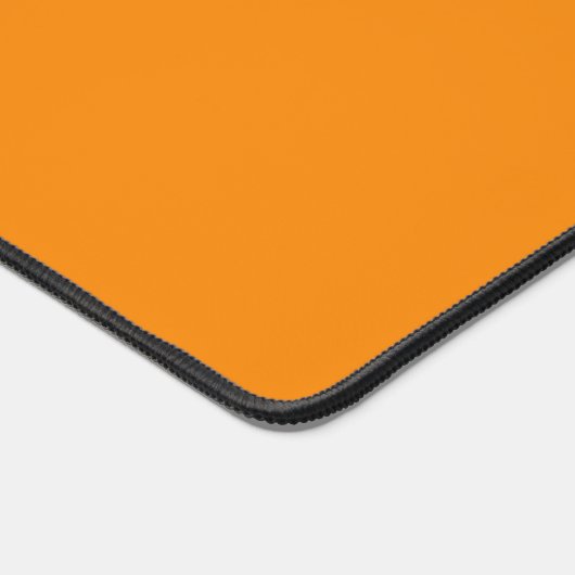 Script Kalligrafie & Laurel Leaves op Sinaasappel Bureaumat (Hoek)