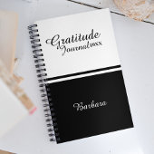 Script kalligrafie naam en jaar dankbaarheid dagbo notitieboek