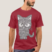 Script Kat Linu door MCMA sudo apt get meow T-shirt (Voorkant)