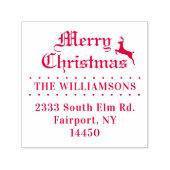  script kerstretouradres  zelfinktende stempel (Design)