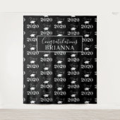 Script KLAS VAN 2020 Patroon Afstudeerfoto Prop Wandkleed (Voorkant)
