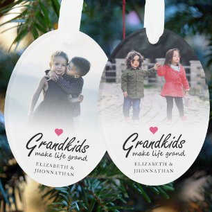 Script Kleinkinderen maken het leven grand Modern Ornament