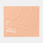 Script Letter fleece deken (Voorkant (Horizontaal))