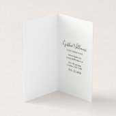 Script Lettering Moderne fotografie Visitekaartje (Binnen)