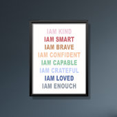 Script Lettering Quote Art Poster