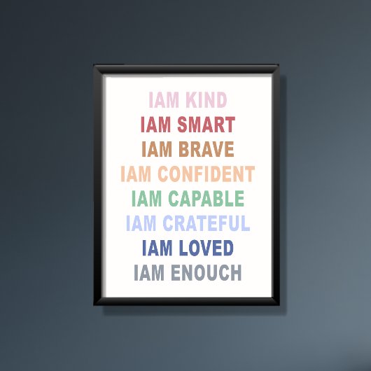 Script Lettering Quote Art Poster