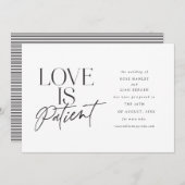 Script Liefde Bruiloft Uitgesteld Wijzig de Datum Aankondiging (Voorkant / Achterkant)