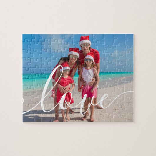 Script Liefde Familie Foto Legpuzzel (Horizontaal)