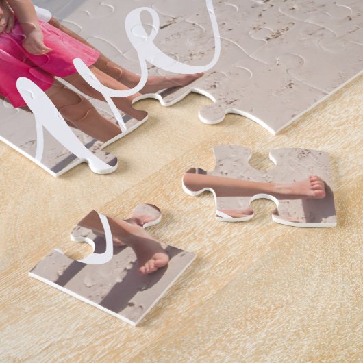 Script Liefde Familie Foto Legpuzzel (Zijkant)