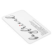 Script Liefde Hart Vriend Definitie Magneet (Rechterzijde)