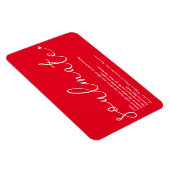 Script Liefde Hart Zielmaat Definitie Rood Magneet (Rechterzijde)