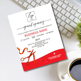 Script Lintdoorknipping Grand Opening Uitnodiging