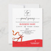 Script Lintdoorknipping Grand Opening Uitnodiging (Voorkant)