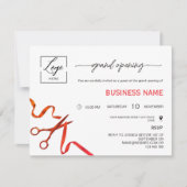Script Lintjes Knippen Grand Opening Uitnodiging (Voorkant)