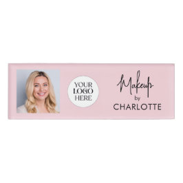 Script Logo Foto Make-up Naambadge