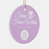 Script Logo Ornament for Wellness Brands (Rechts)