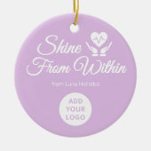 Script Logo Ornament for Wellness Brands (Voorkant)