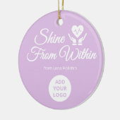 Script Logo Ornament for Wellness Brands (Links)