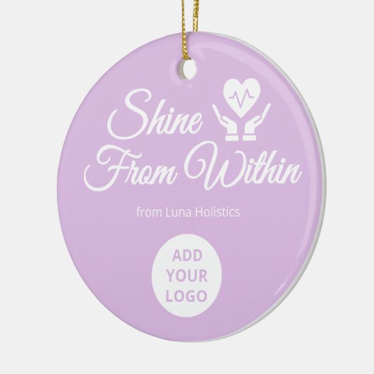 Script Logo Ornament for Wellness Brands (Links)