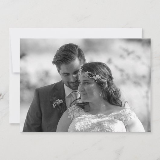 Script Love Bedankt Foto Weddenschap Bedankt (Achterkant)