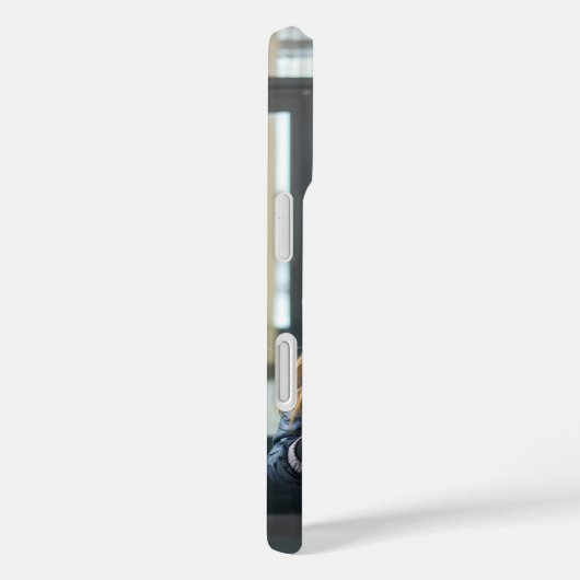 Script Love foto overlay Elegante monogrammed naam Case-Mate iPhone Case (Achterkant / Rechts)